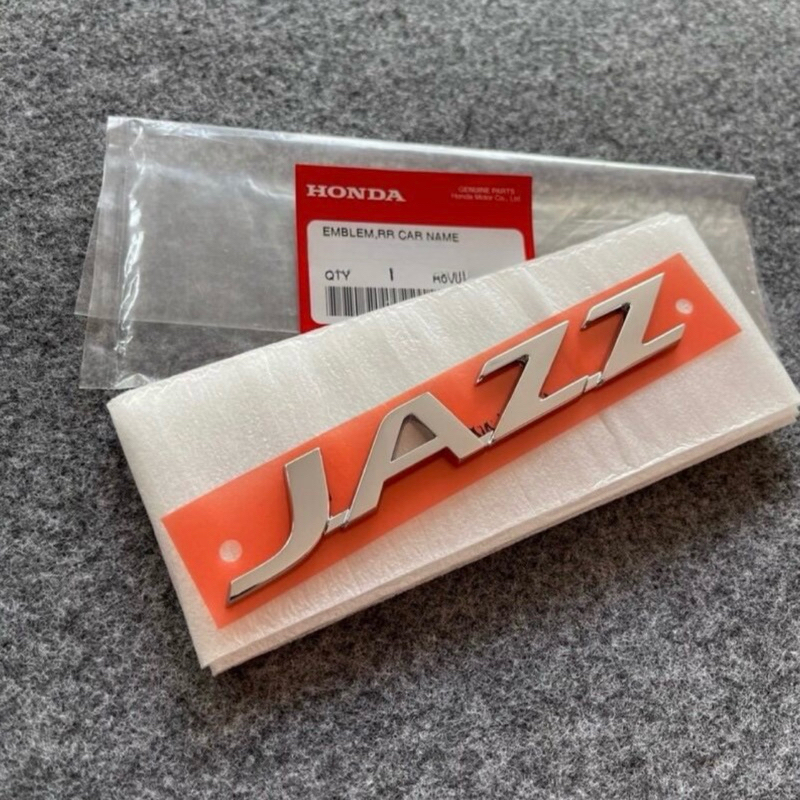 แท้ศูนย์ % โลโก้ JAZZ GK 2014-2019 ขนาด 14.5x2cm (AUO-75722-T5L-T01)