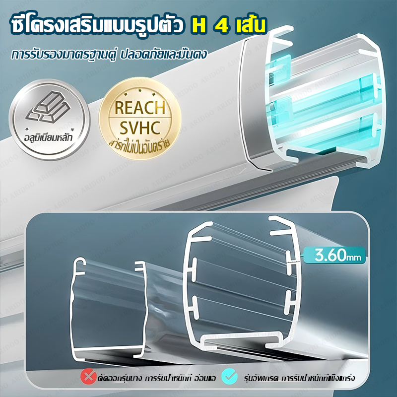 ตกแต่งบ้าน มู่ลี่อลูมิเนียมคุณภาพสูง ARIDOO มูลี่ ทึบแสง 100% มู่ลี่หน้าต่าง ปกป้องความเป็นส่วน มู่ลี่บังแดด ม่านมู่ลี่หน้าต่าง ส่งด่วน สั่งเลย