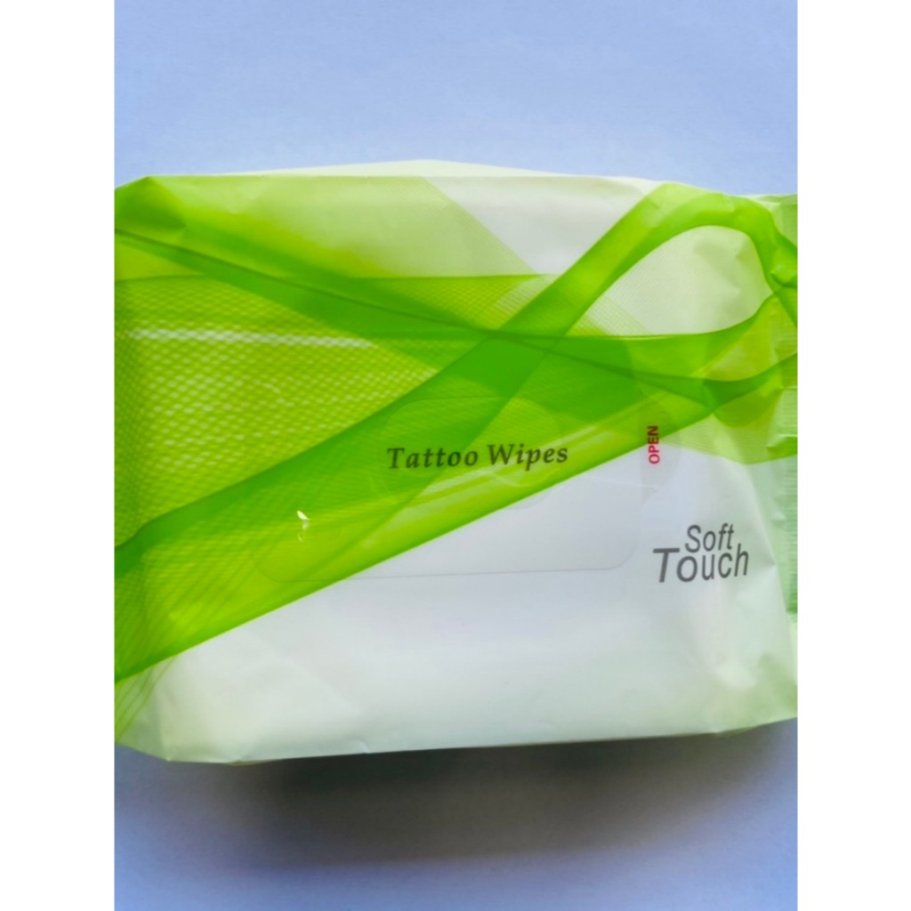ผ้าเช็ดแห้งทำความสะอาดระหว่างสัก Professional Tattoo Tattoo Aftercare Wipes