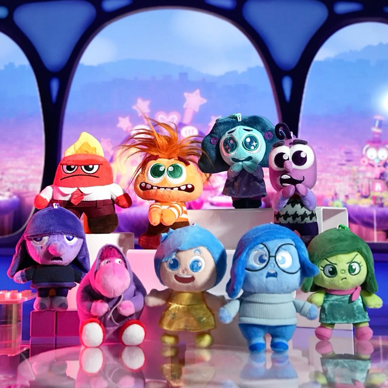 🌈 พร้อมส่ง 🥰 Disney Pixar Inside Out 2 Series Keychain พวงกุญแจ ลิขสิทธิ์แท้