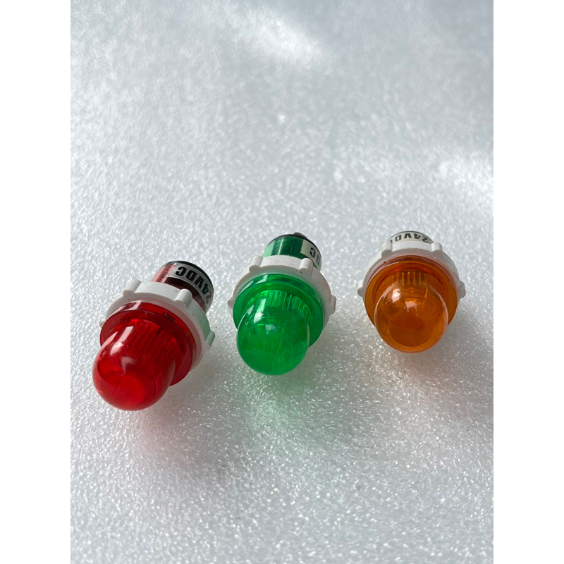 PL-O15 หลอดไฟ ขนาด16mm(แพ็ค1ตัว) มีสีแดง,สีเขียว,สีเหลือง 24V/220V 2ขาไฟตาแมว สินค้าพร้อมจัดส่งในไทย