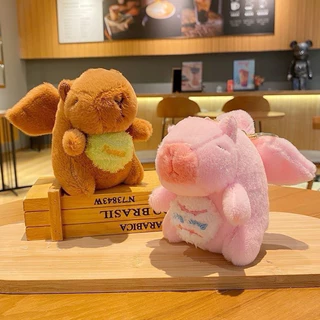 🔥Capybaraพร้อมส่งในไทยค่ะ🔥พวงกุญแจของเล่นตุ๊กตาคาปิบาร่า ห้อยใส่กระเป๋าทุกแบบตามที่ชอบนะคะ