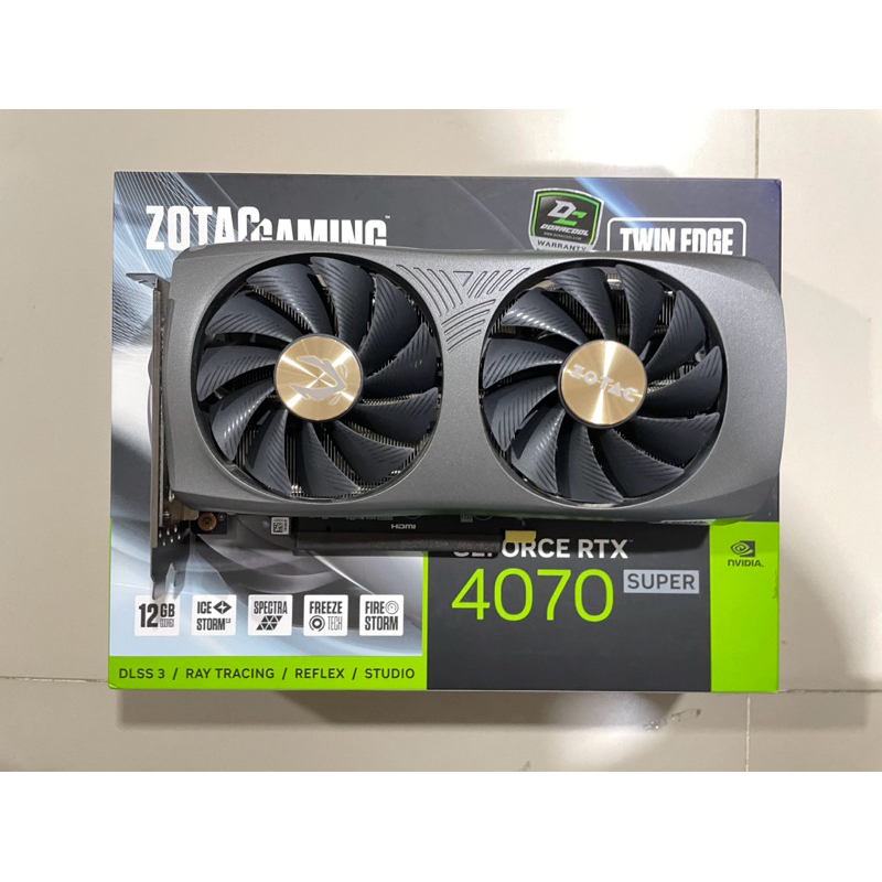 RTX4070 SUPER ZOTAC TWIN EDGE OC มือสอง ประกันศูนย์ไทย (มีของพร้อมส่ง)