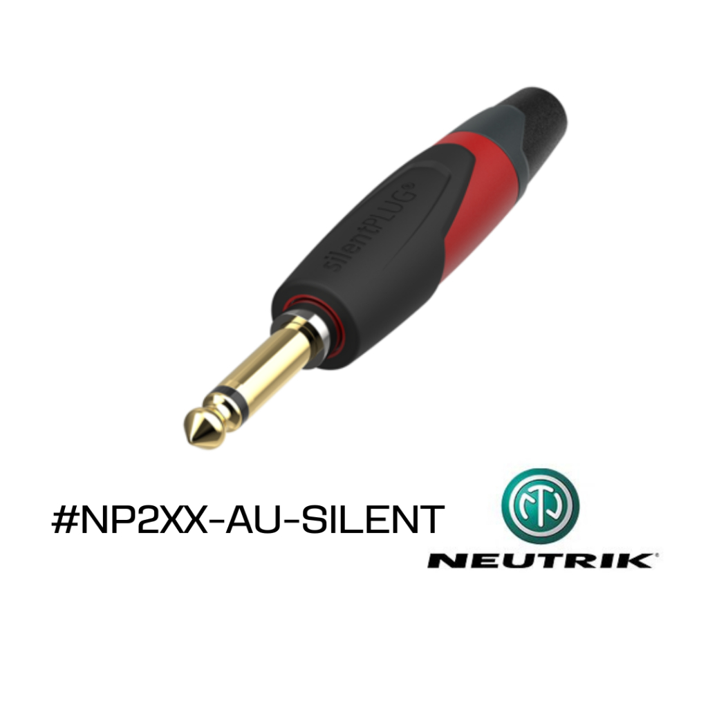 หัวแจ็คโมโน Neutrik นิวทริค NP2XX-AU-SILENT