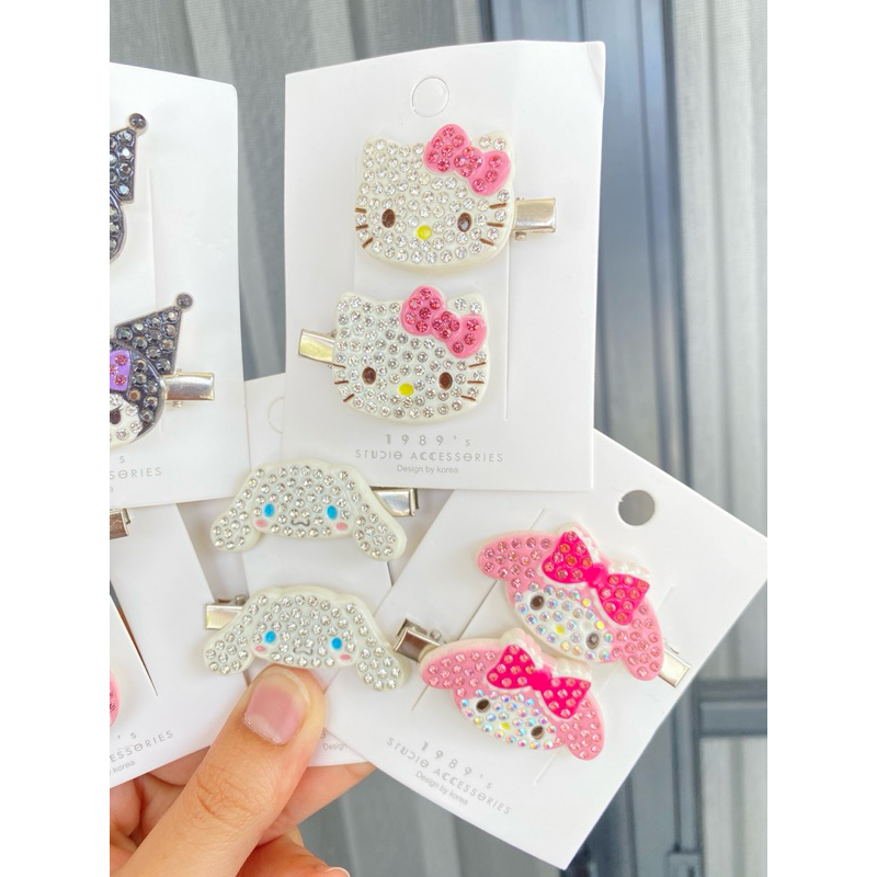 กิ๊บแฟชั่น กิ๊ฟแฟชั่น กิ๊ฟฝังเพชร ซานริโอ้ กิ๊ฟน่ารักๆ พร้อมส่ง - รูปที่ 2