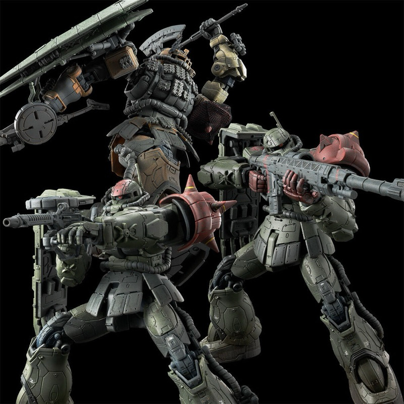 HG 1/144 Zaku II F-type Chubs' and Kale's + Unidentified Zaku II Solari's Parts Set (RFV)[BANDAI] [P