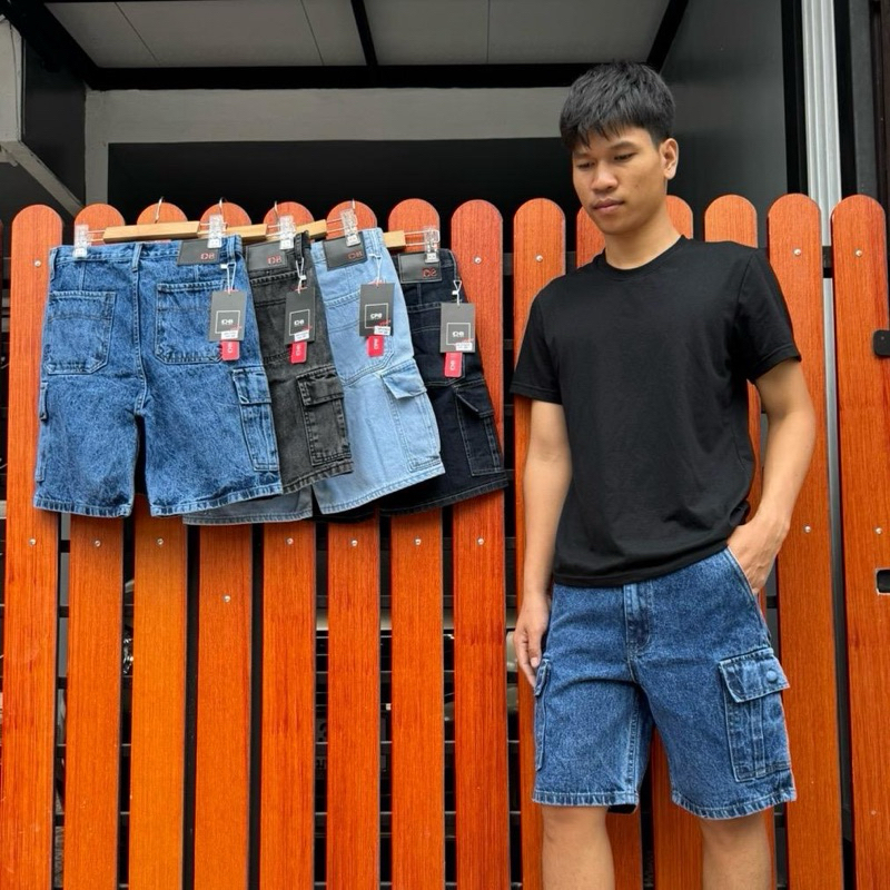 ยีนส์คาโก้ขาสั้นผู้ชายCp8