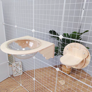 ที่ลับเล็บแมว ชุดบันไดแมว สำหรับติดผนัง DIY เปลญวนแมว โพสต์รอยขีดข่วนแมว พร้อมชุดน็อต