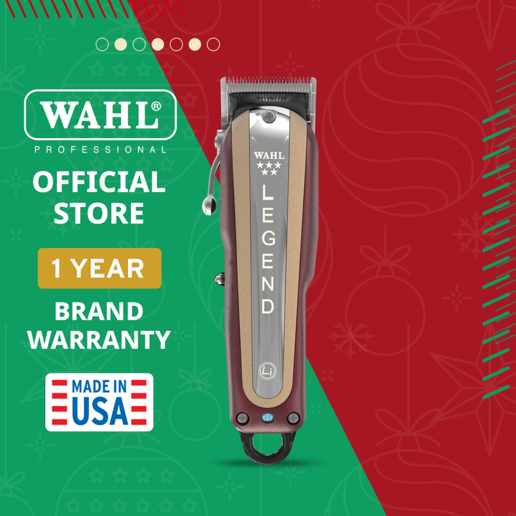 Wahl 5 Star Legend Cordless Hair Clipper - แบตเตอร์เลี่ยน, ปัตตาเลี่ยน, ที่กันขอบ, เครื่องกรูมมิ่ง