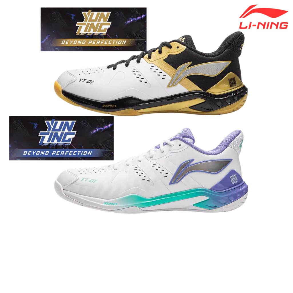 รองเท้าแบดมินตัน Li-Ning ออกใหม่ รุ่น Yun Ting AYZU017 WHITE / BLACK