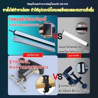 💡ส่งฟรี💡โคมไฟตั้งโต๊ะ LED 24W 2 หัว รีโมท คลิปหนีบโต๊ะ ไฟสว่างแรง ปรับความสว่างได้ 10 ระดับ แสงไม่กระพริบ ไฟอ่านหนังสือ