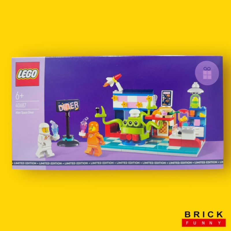 Lego 40687 Alien Space Diner เลโก้ของใหม่ของแท้ 100% กล่องสวย