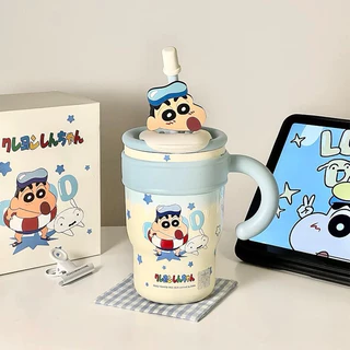 แก้วเก็บความเย็น ชินจังอ้วนกลม ลายน่ารัก ขนาด 700 ml 1200ml