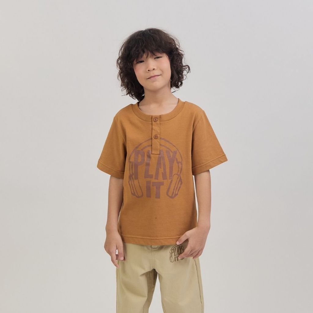 e'clat เสื้อยืดเด็กโต เสื้อเด็กพรีทีน 6-12 ปี เสื้อคอกลม สกรีนลาย เนื้อผ้าcotton100% 4005