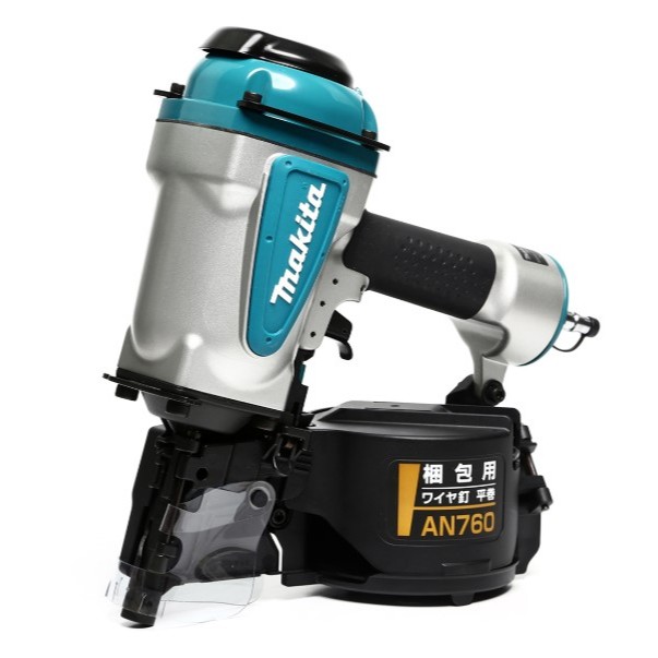 MAKITA เครื่องยิงตะปูแบบม้วน รุ่น AN760 ขนาดตะปู 45-75 มม. แรงดัน 0.49-0.83 MPA สามารถปรับระดับความล