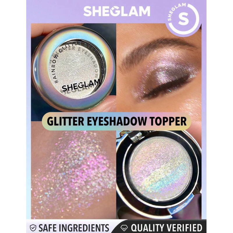 Sheglam อายแชโดว์สีรุ้งวิ้งวับสุดๆ ไฮไลท์สีรุ้ง ติดทน เล่นแสง