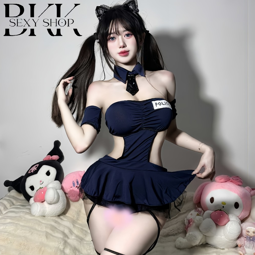 BKK SEXY ชุดเซ็กซี่ ชุดคอสเพล ชุดธีมอาชีพ 🚔มีไซต์ M-5XL นน 40-100 KG  สาวคอสเพลย์ตำรวจ ส่งไว B-964