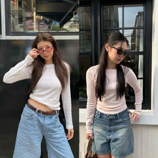 CoCo Top 🩰 เสื้อแขนยาวพอดีตัว (beamed.bkk)