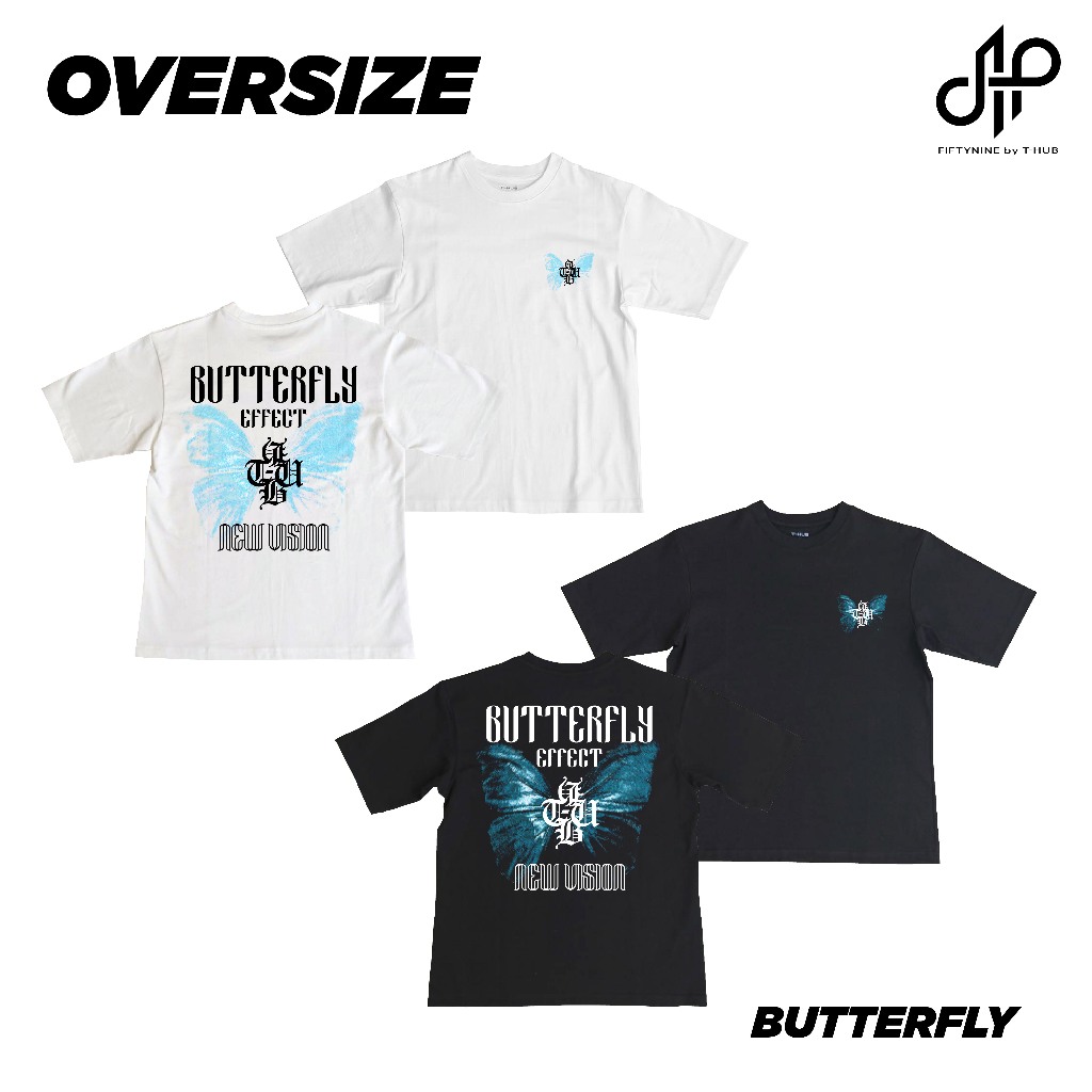 BUTTERFLYS - FIFTYNINE Oversized T-shirt