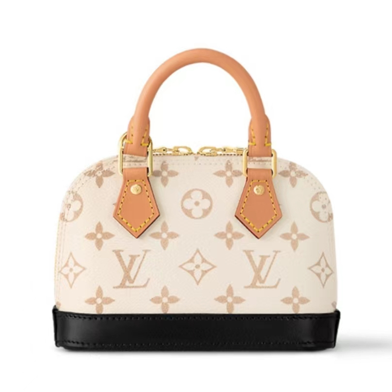 👜LOUIS VUITTON หลุยส์วิตตอง LV Alma BB Classic stye แฟชั่นผู้หญิง Handbag กระเป๋า Shell ของแท้ กระเป