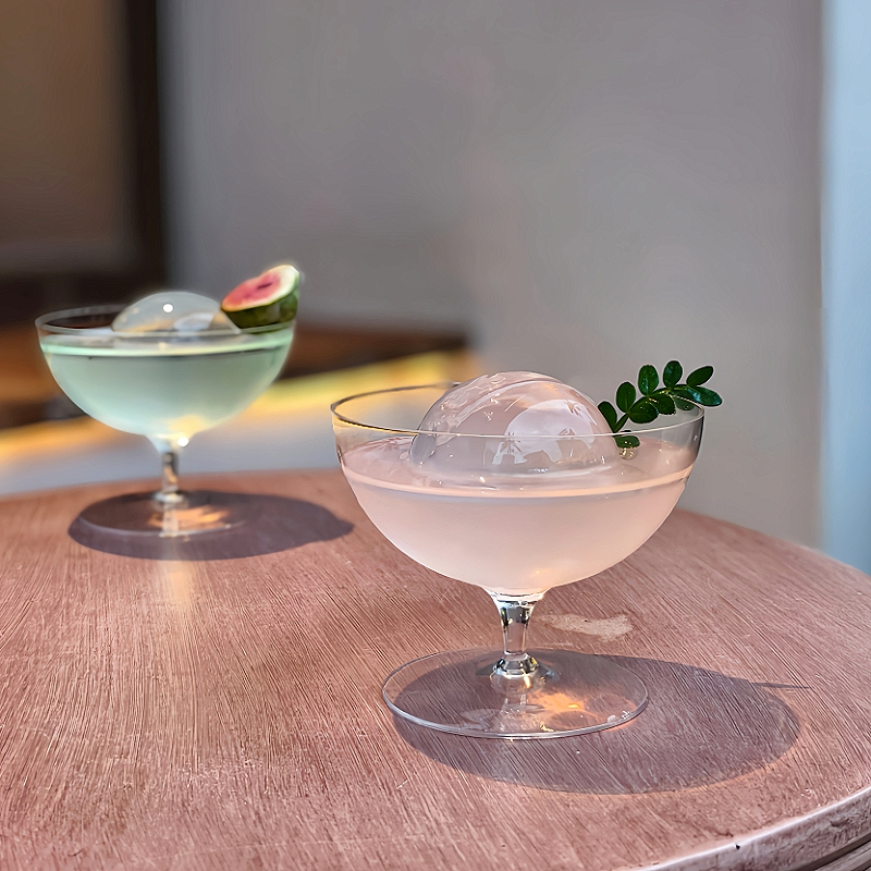 【พร้อมส่งในไทย】แก้วค็อกเทลคลาสสิกทรงA สำหรับบาร์ไนท์บาร์ แก้วพิเศษ Classical Martini Cup 210ml