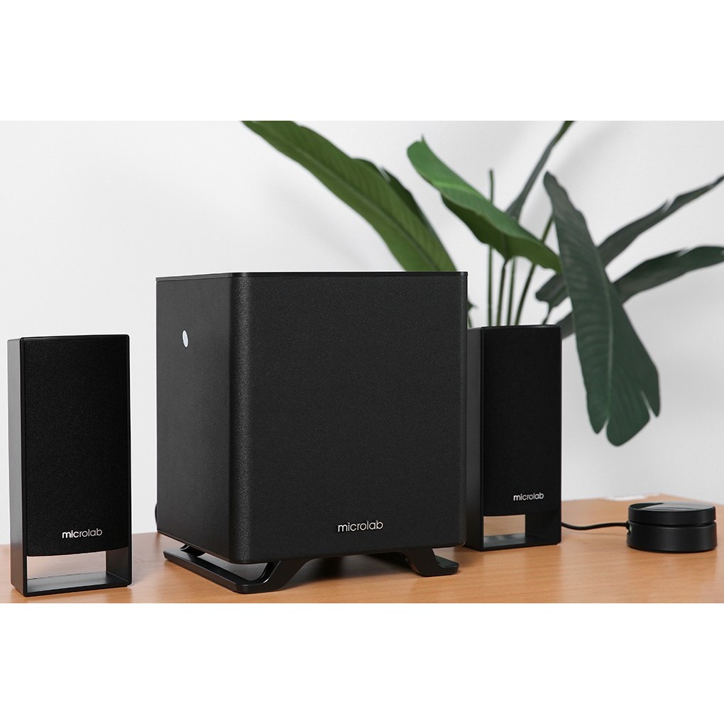ลำโพงบลูทูธระบบ 2.1 MICROLAB Bluetooth รุ่น M600BT พลังเสียงทุ้มได้แน่นลึกและย่านเสียงกลางใสชัดเจน