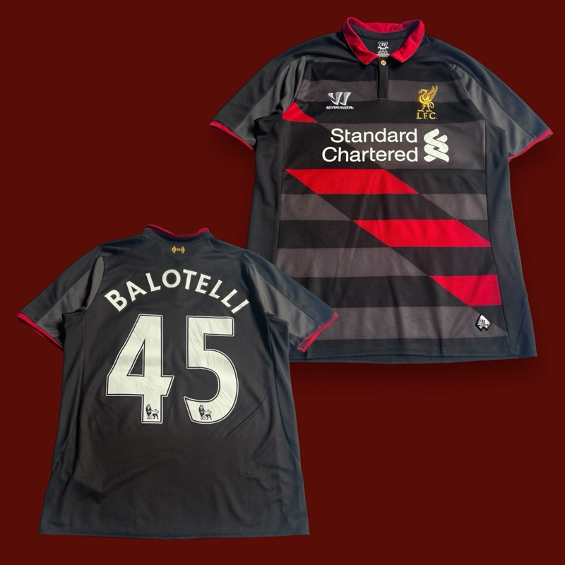เสื้อบอล Liverpool (3rd) 2014/15 มือสองของแท้ ชื่อเบอร์ Mario Balotelli