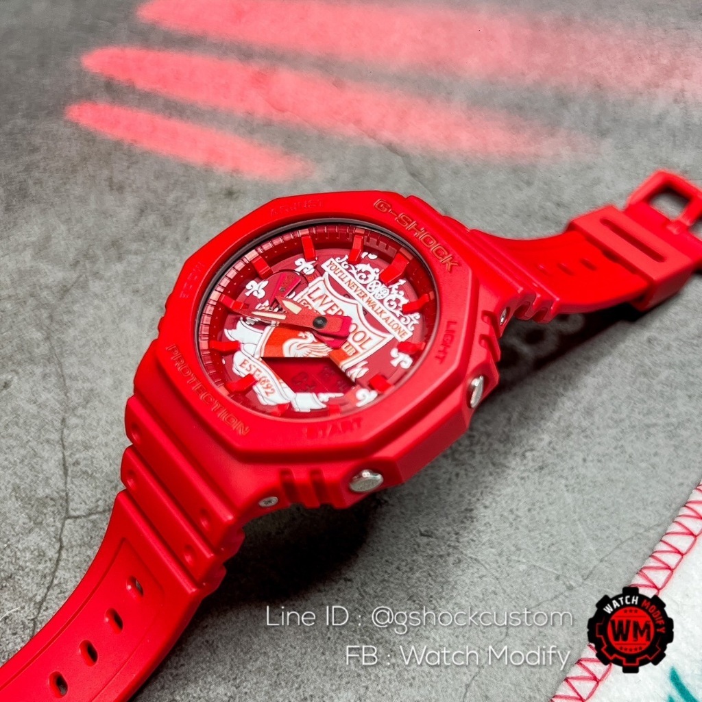 G-SHOCK Ga-2100 Customized The Reds Liverpool