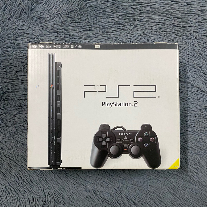 (มือ2สภาพมือ1) งานกล่องเครื่อง PlayStation2 รุ่น79000 เล่นแท้อ่านแผ่นลื่น กล่องคมอุปกรณ์คู่มือครบ (แ