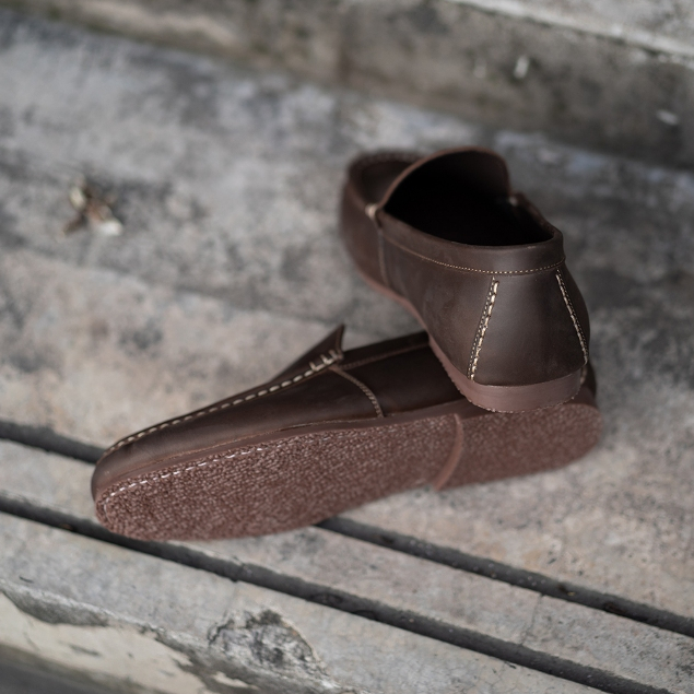 Verns Leather รองเท้า Slip on หนังแท้ 100% รุ่น V292 พื้นยางดิบ เย็บพื้นเพิ่มความแข็งแรง มี 3 สี