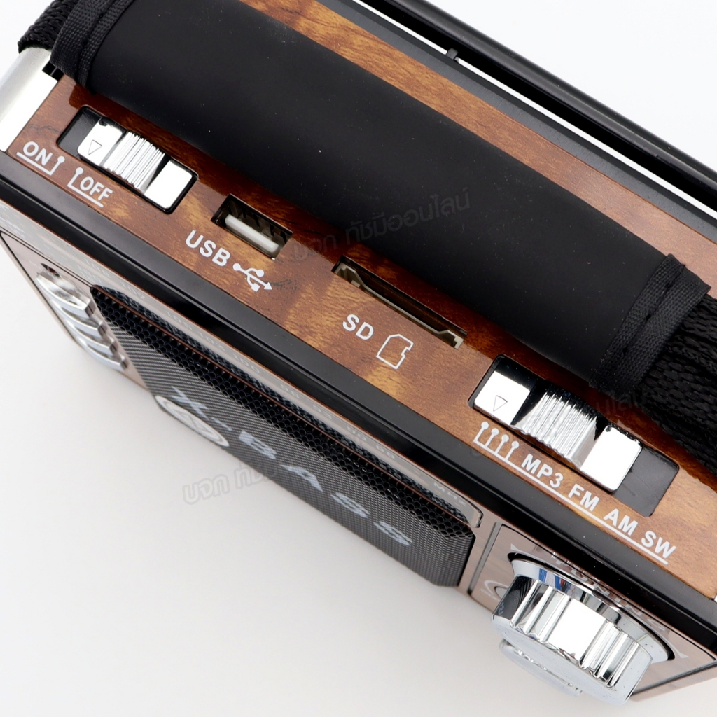 วิทยุ CKML-0020U วิทยุคลาสสิค X-BASS 3ระบบ FM AM SW ช่องเสียบ USB TF AUX MP3 ไฟฉายในตัว เสียบไฟบ้านได้ ของแท้ เลือกรุ่น ราคา ถูกที่สุด ดีลบีเคเค แกลเลอรีภาพที่ 6