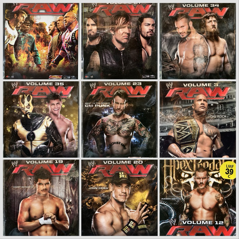 VCD มวยปล้ำWWE RAW volume พากย์ไทย(บริษัทJiant picture)