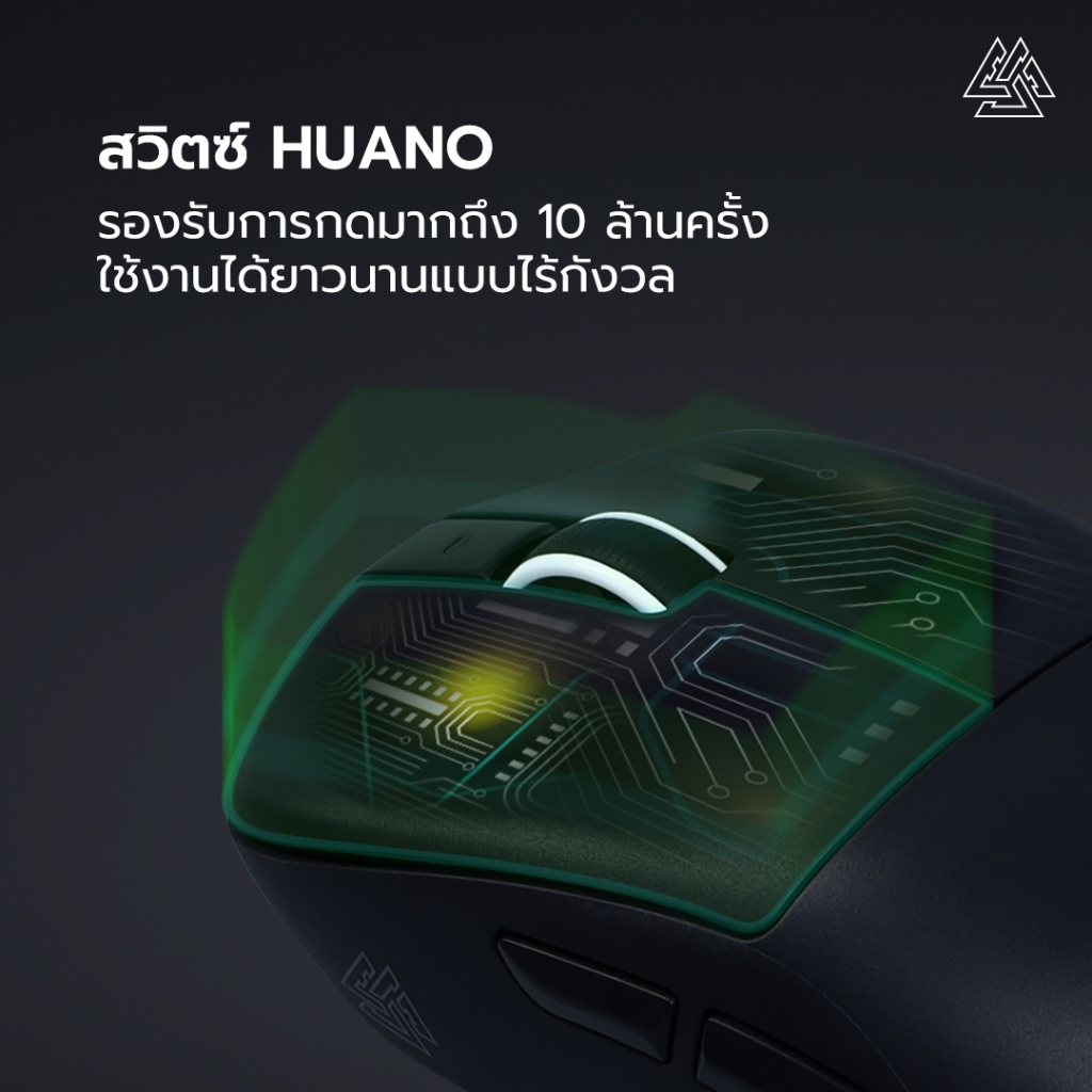 [ประกัน 1ปี] EGA Type M15 Gaming Mouse เมาส์เกมมิ่งไร้สาย Bluetooth/Wireless/Wired มี Macro Software