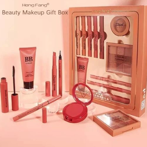 เซตแต่งหน้า Heng Fang โทนส้มอิฐ สุดคุ้ม แพคเกจดี สีสวยมาก No.9091E