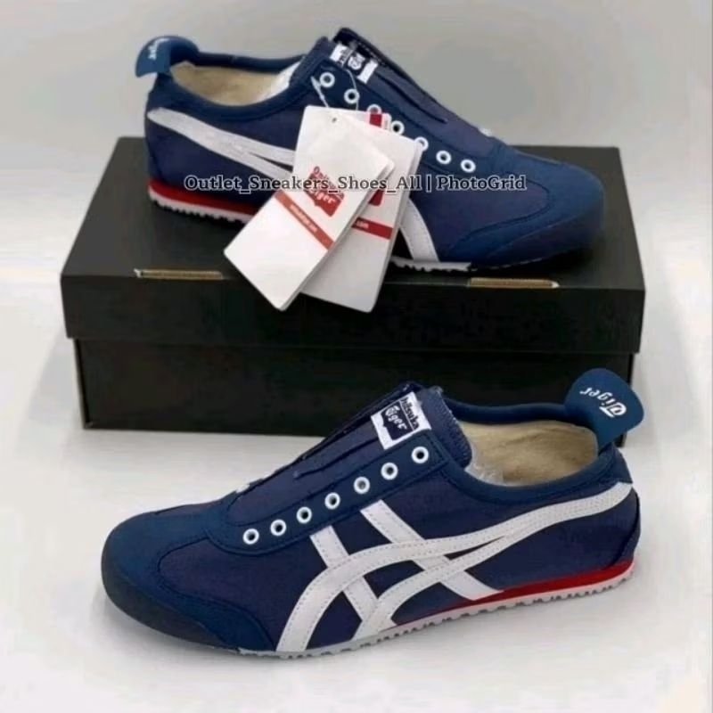รองเท้า Onitsuka ไทเกอร์ Mexico 66 Slip On ใส่ได้ทั้ง ชาย หญิง [ ของแท้💯 พร้อมส่ง ]