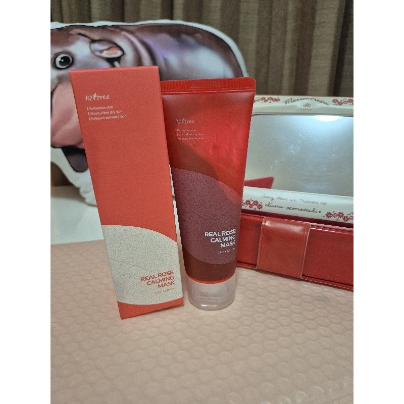 Real rose calming mask 100ml.,Isntree