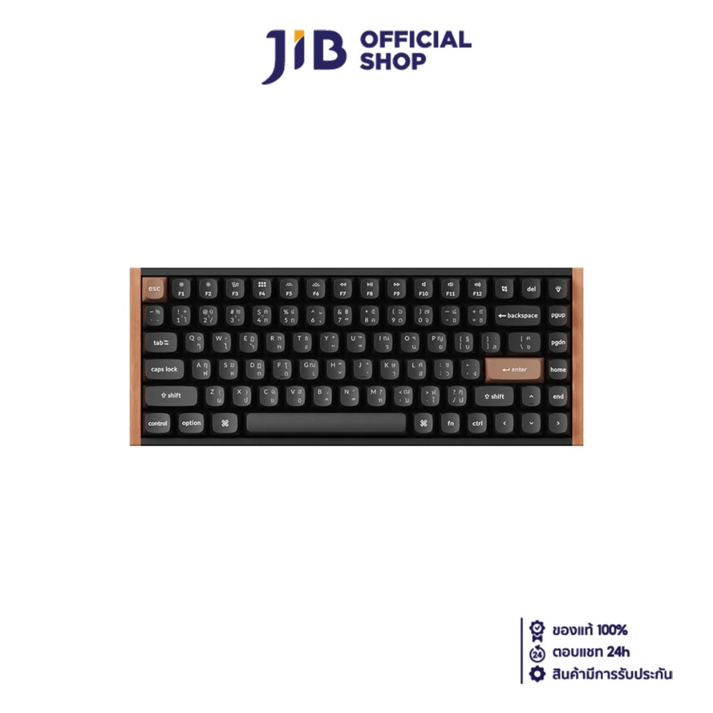 KEYBOARD (คีย์บอร์ด) KEYCHRON K2 HE SPECIAL EDITION (BLACK) (QMK) (GATERON DOUBLE-RAIL MAGNETIC SWITCH RGB EN/TH) (K2H-F