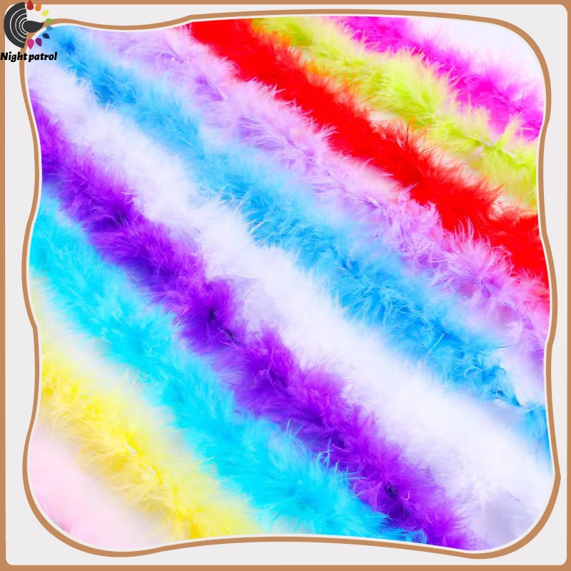 ขนมิ้ง ขนนก ขนประดับตกแต่ง ขนกแบบเส้น ขนมิ้งค์ ยาว 2 เมตร. ขนมิ้งค์ รอบวง