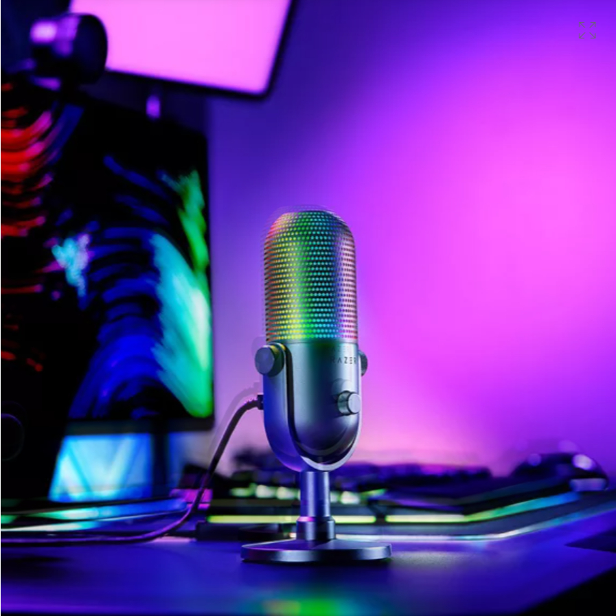 Razer Seiren V3 Chroma สินค้าของเเท้ 100% ทางร้านรับประกันสินค้า 2 ปี