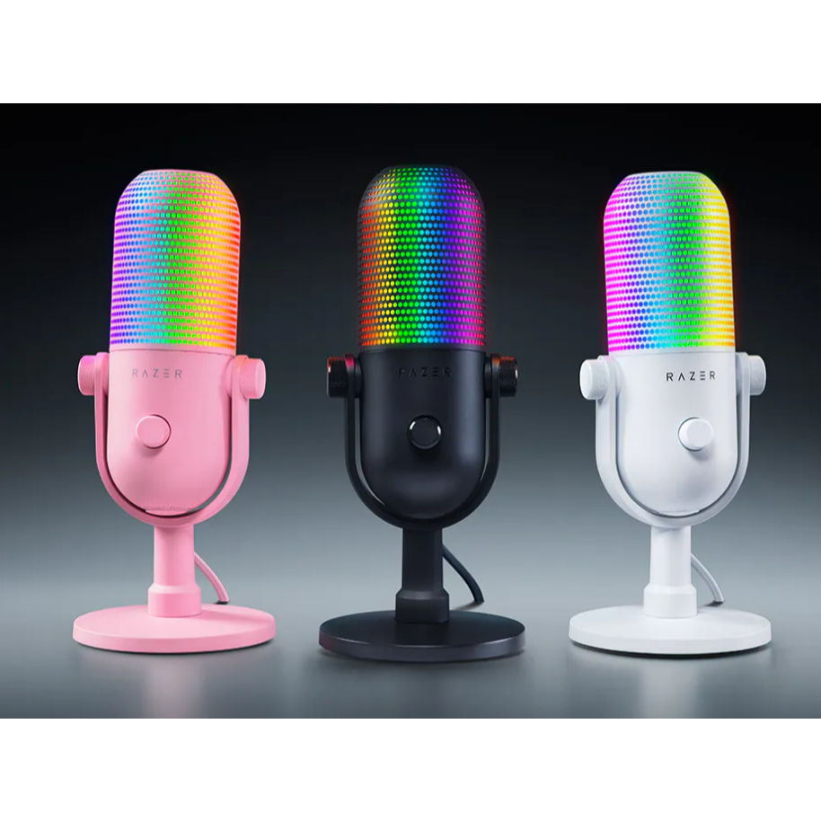 Razer Seiren V3 Chroma สินค้าของเเท้ 100% ทางร้านรับประกันสินค้า 2 ปี