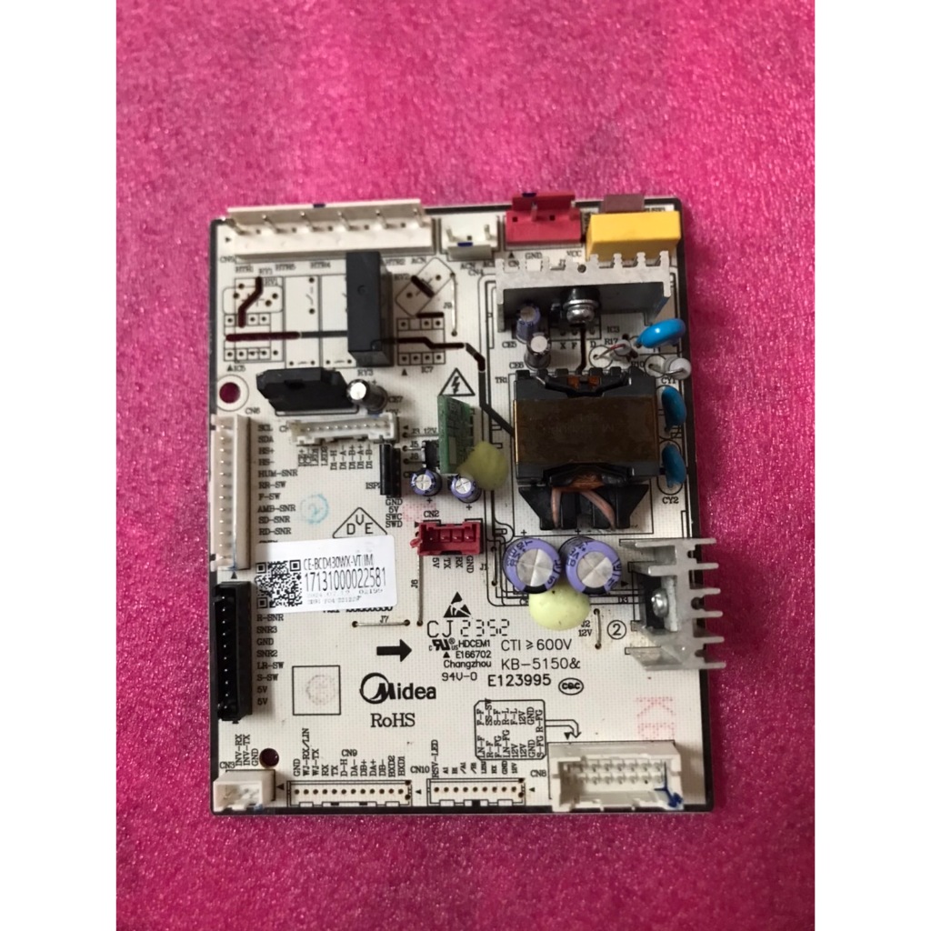 ใหม่ แท้ เบิกศูนย์ บอร์ดตู้เย็น โตชิบ้า midea พาร์ท 17131000022581 CE-BC430WX-VT (IM)