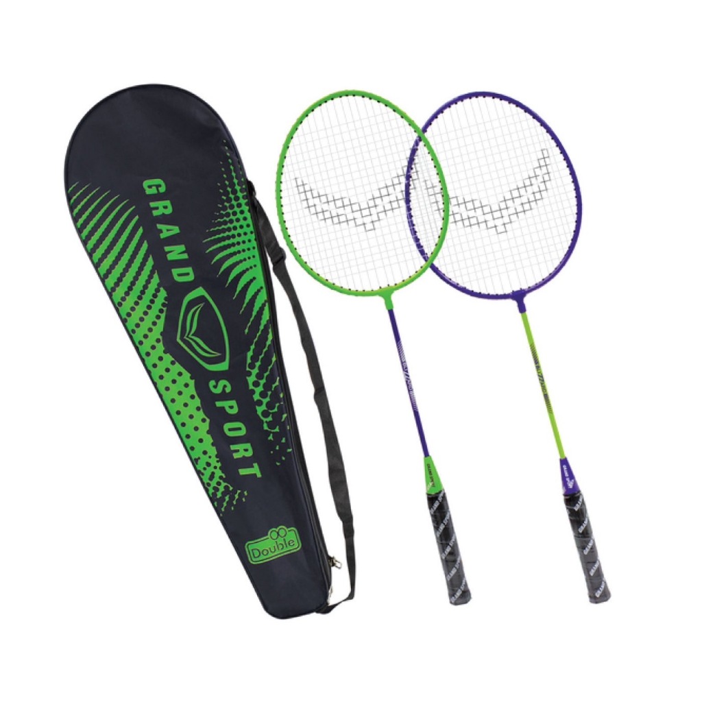 ***ของแท้ส่งไว** GRAND SPORT ไม้แบดมินตัน ไม้แบด ได้2ไม้พร้อมกระเป๋า