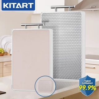 KITART เขียง 2 ด้าน สเตนเลส 316+PP ป้องกันเชื้อรา ต้านแบคทีเรีย 99.9%