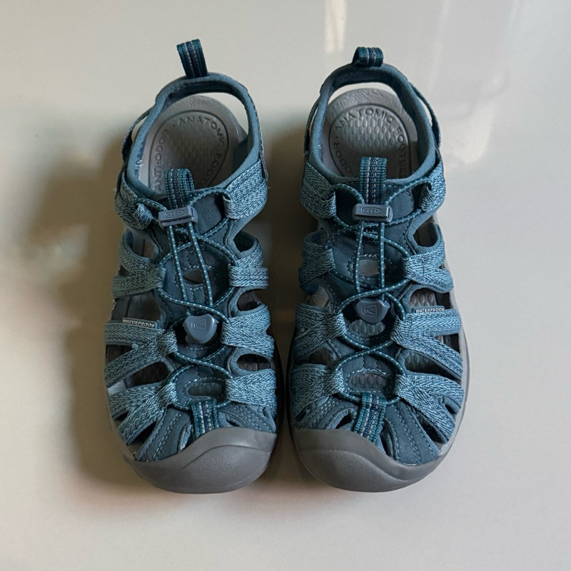 KEEN-W WHISPER SANDAL(SMOKE BLUE)รองเท้าลำลองของแท้มือ1ไม่มีกล่อง sz.38