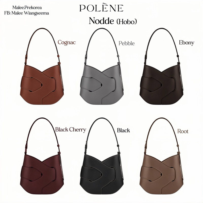 (สด/ผ่อน) Polene รุ่น Nodde hobo กระเป๋าแบรนด์Polene ของแท้จากช็อปเกาหลี🇰🇷