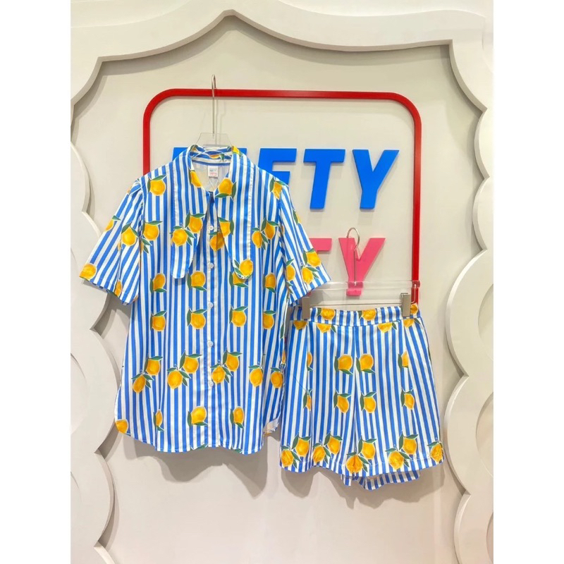 ชุดเซ็ตปกหูกระต่ายยาว nifty fifty