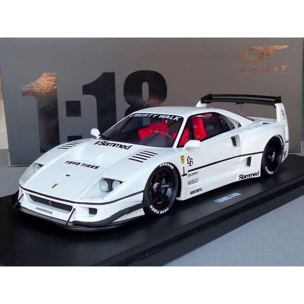 โมเดลรถFerrariF40 1/18 โมเดลรถ Model Ferrari F40 LBWK GT Spirit GT470 1/18 โมเดลรถของขวัญ ราคา ok