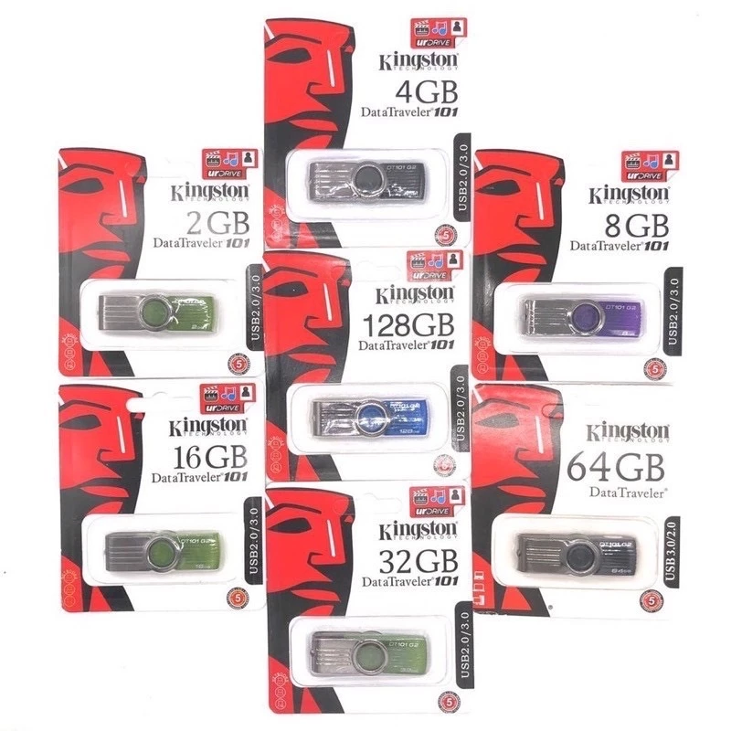 USB Flash Drive 16GB 32GB 64GB 128GB รุ่น DT101 แฟลชไดร์ฟ