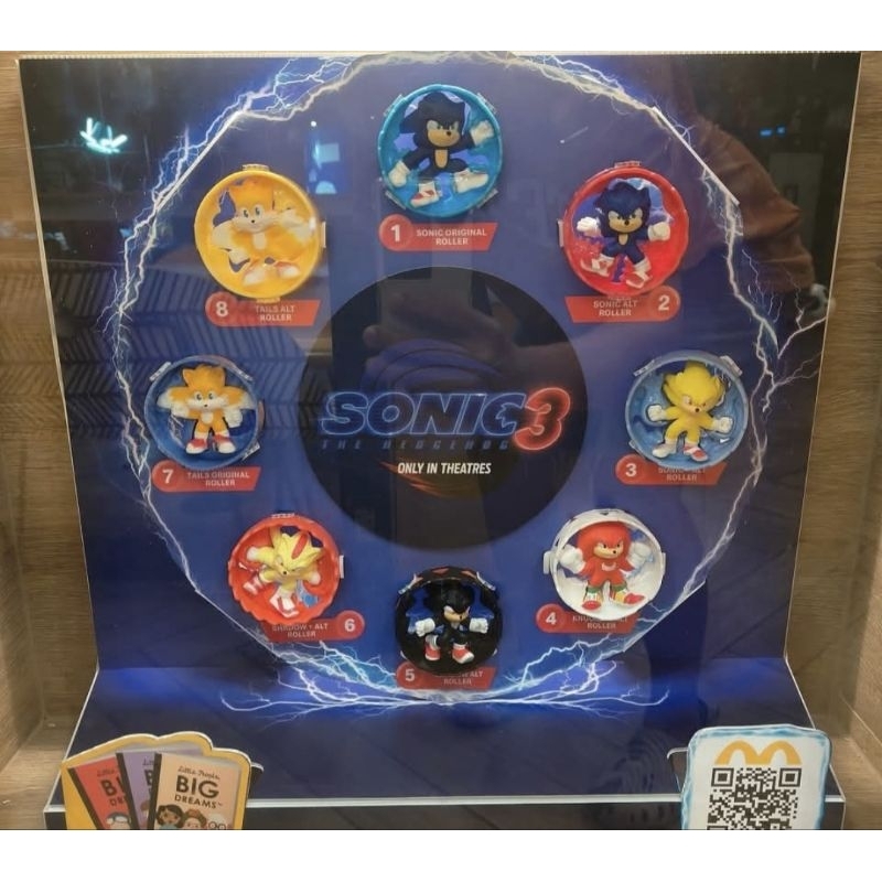 พร้อมส่ง HAPPY MEAL SONIC3 ปี 2024 แมคไทย