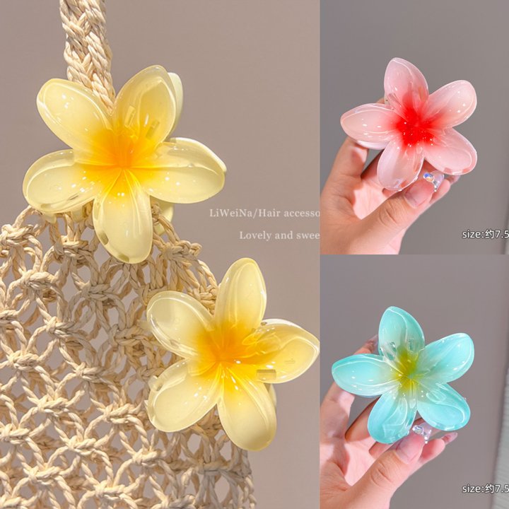 กิ๊บติดผม กิ๊บดอกลีลาวดี เครื่องประดับผม 🌷 กิ๊บแฟชั่น ดอกลีลาวดีน่ารัก สไตล์ฮาวายมีให้เลือกหลายสี